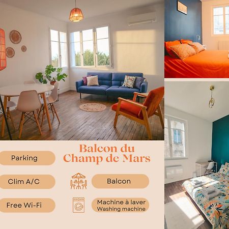Balcon Du Champ De Mars - #Parking #Air Conditioner #Clim 앙굴렘 외부 사진